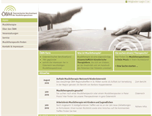 Tablet Screenshot of oebm.org